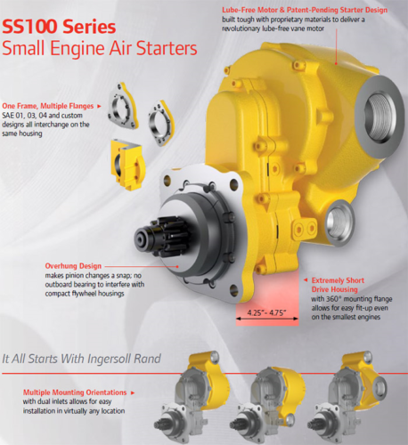 Ingersoll Rand SS100 Series Air Starters